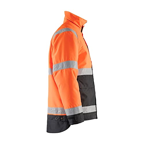 Image of BLAKLADER Men's Hi-Vis Winter Windproof Water-Resistant Breathable Class 3 High Visibility Reflective Safety Jacket