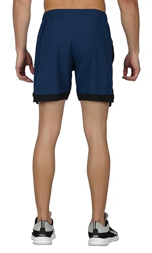 Image of NEVER LOSE Mens Running Athletic Shorts 5 inch Inseam Quick Dry Workout Shorts Men Lightweight Gym Shorts with Pockets