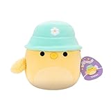 Squishmallows Original 8in Triston The Yellow Chick with Bucket Hat – Official Jazwares Plush (Little)