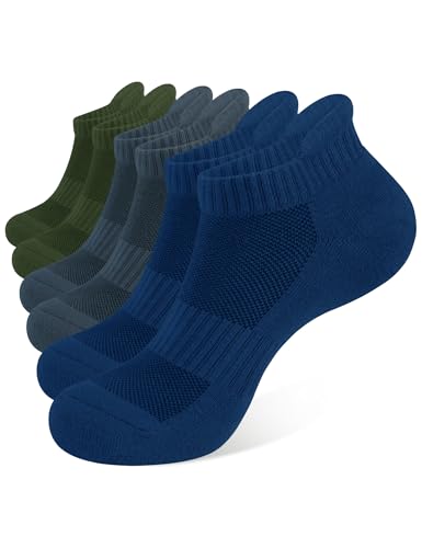 [CLOSEMATE] 靴下 メンズ ソックス くるぶし スポーツソックス 防臭吸汗 アンクルソックス スニーカー用 吸湿通気 綿 蒸れない 四季適用 ランニング テニス ６足組