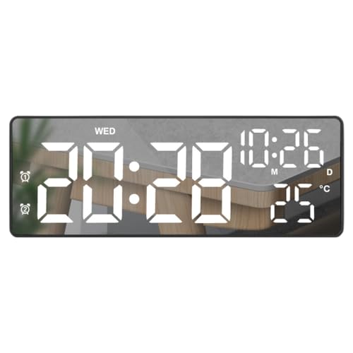 Ghbunuz LED�f�W�^�����v�A���x�\���A���t�\���A�j���\���A�X�k�[�Y�@�\�A3�i�K�����A�T�E���h�Z���T�[�A�J�E���g�_�E���^�C�}�[�A�Ď��ԑΉ��A2�̃A���[���A���ʕ\�� (003 �~���[�z���C�gLED�t���u���b�N�P�[�X)