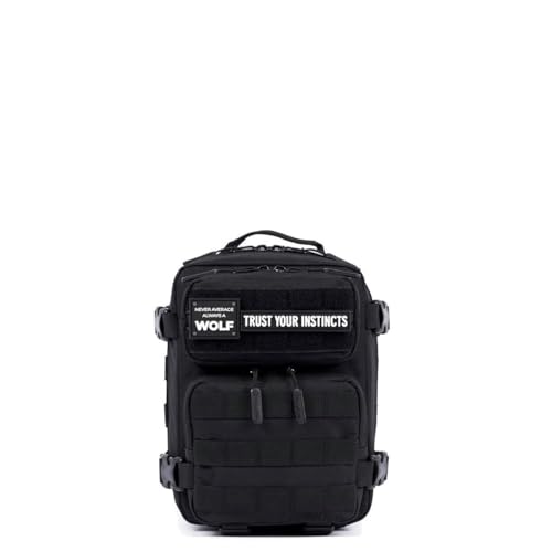 WOLFpak 9L Mini Meal Prep Management Backpack (Alpha Black) Lunch Box, Cooler, Travel, Insulated Bag, Daypack