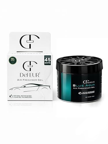 Image of Blue Aqua Gel Car Perfume | 120g Leakproof Air Freshener | Aqua Scent Car Perfume | Long-Lasting 45 Days | Premium Car Accessories