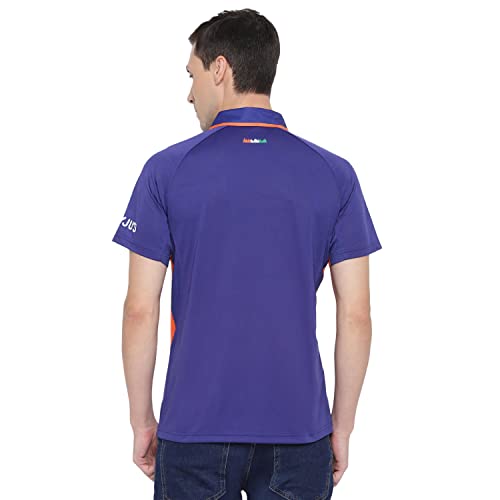 Image of MPL Sports Official Team India Fan Jersey- Men Navy, Regular Fitting