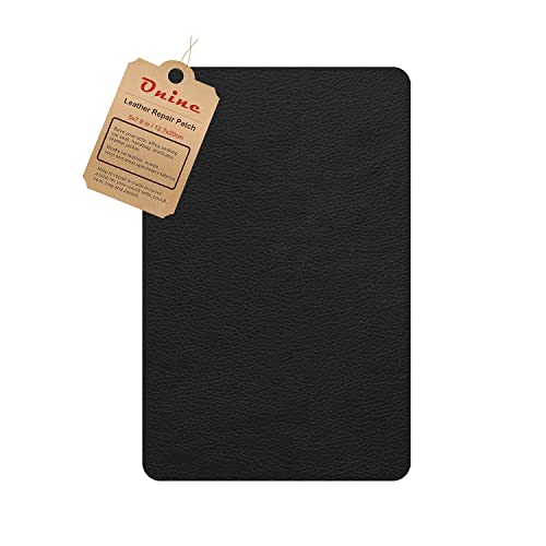 Onine Leather Repair Patch，Self-Adhesive Couch Patch，Available Anti Scratch Leather 5”X7.9”(12.7Cm X 20Cm) Peel And Stick For Sofas, Car Seats Hand Bags Jackets(Ink Black) #TOP6