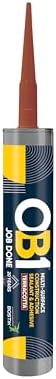 OB1 Terracota Multi-Surface Construction Sealant & Adhesive, 290ml