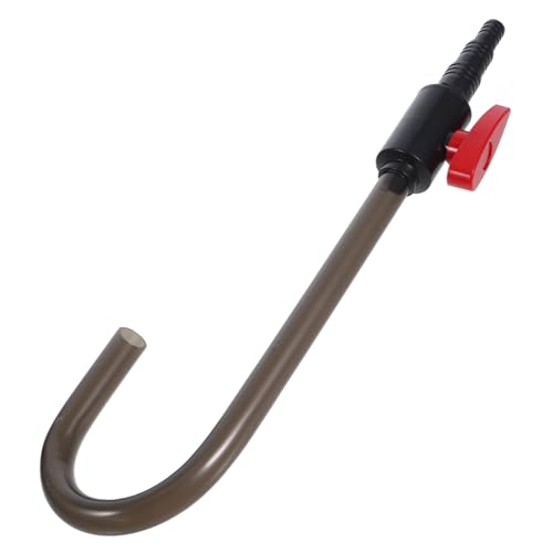 Toddmomy 1pc Fish Tank Water Aquarium Gravel Fish Tank Gravel Aquarium Water Change Hook Fish Tank Decorations Fish Tank Cleaning Tools Inlet Sink Siphon Hook Pumps Net Plastic