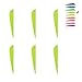 M.SJUMPPER ARCHERY Arrows Vanes Fletches 3 Inch Plastic TPU Fletching for Hunting Targeting Arrow (51 Pack) (Neon-Yellow)