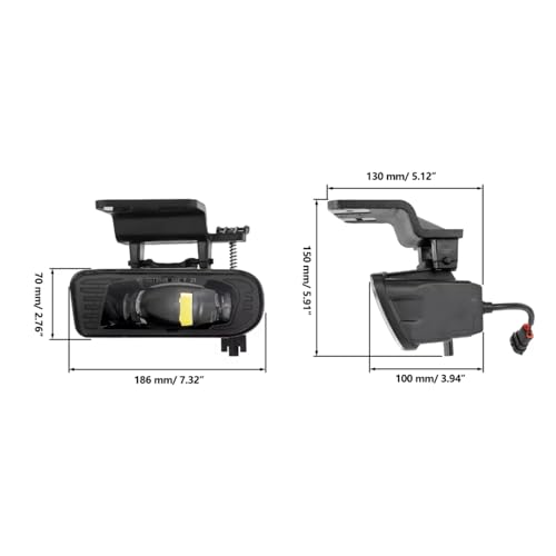 Lámpara de parachoques antiniebla Chevy Silverado 1500 2001 3