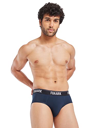 Image of FUAARK Men's Underwear Micro Modal Brief with Stretchy Fabric, Anti-Bacterial and Anti-Roll Waistband