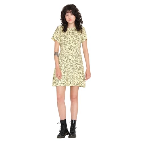 Robe d'été Surfpunk Aura Volcom Jaune pour Femme Taille M