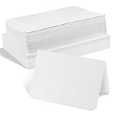 Sabary 100 Pcs Blank Pure Cotton Watercolor Paper Card with Envelopes 140lb/300 Gsm Textured Postcards for Art Painting Thank Note Invitation Birthday Wedding Crafts(4 x 6 Inch,Classic,White)