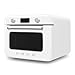 SMEG COF01Countertop Combi Oven - Multi-Function Grill, Air Fry, Steam, Bake, Convection, Defrost, and Warm, 10 Cooking Functions - Made In Italy (White)