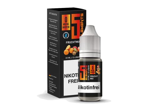5EL E-Zigaretten Liquid | 10ml nikotinfreies Liquid | Sorte: Fruchtmix