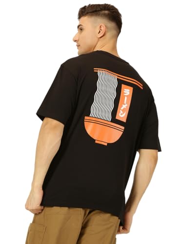 Image of Thomas Scott Men's | Graphic | Half Sleeve | Oversized Fit | 100% Cotton | Crew Collar | Casual Tshirt
