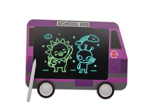 LCD Writing Tablet for Kids – 10 Inches Digital Slate Pad for Drawing & Writing | Rewritable LCD Board for Kids Age 3-10 Years | Smart Writing Tab for Boys & Girls (Purple)