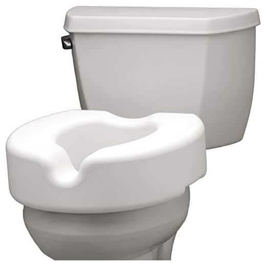 NOVA Elevated Raised Toilet Seat, Portable, Removable, for Standard and Elongated
