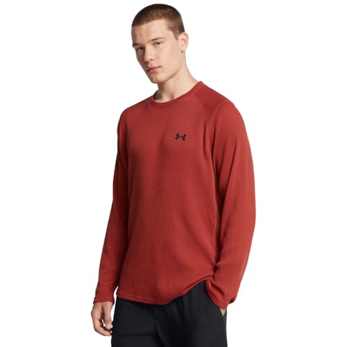 Chemise de randonnée homme Under Armour Waffle Max Crew contre la transpiration et le froid