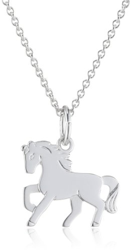 XAANA Kinder-Anhänger Pferd inkl. Kette 36/38 cm aus 925er Sterlingsilber AMZ0198 XAANA Kinder-Anhänger Pferd inkl. Kette 36/38 cm aus 925er Sterlingsilber AMZ0198