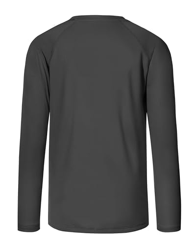 Image of Boys UPF 50+ Swim Shirt Long Sleeve, 1 or 2 Pack Rash Guard Tops