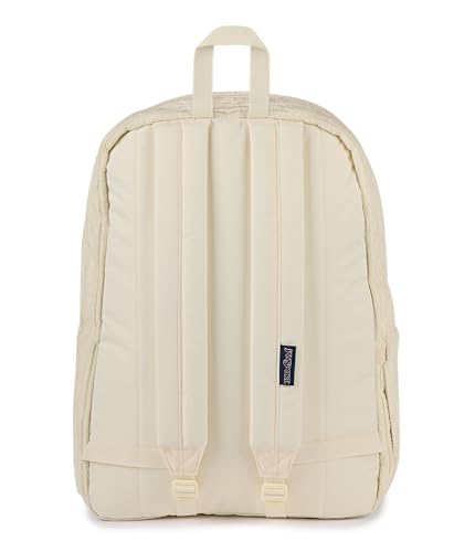 JanSport Superbreak Plus FX Backpack - Work, Travel, or Laptop Bag with Water Bottle Pocket - Surreal Corduroy Coconut3