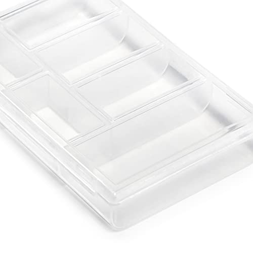 Image of Dritz Plastic Storage Box with Dividers, Clear