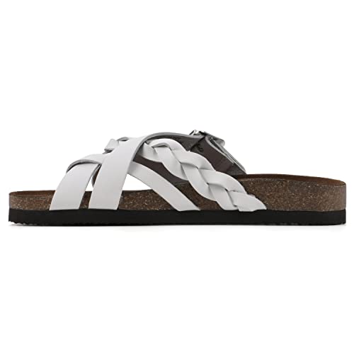 Image of White Mountain Women's Harrington Braided Footbed Sandal