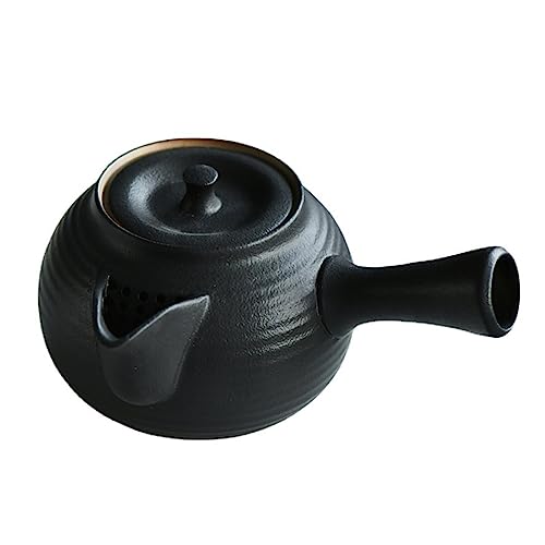BURLOE Japanische Teekanne Keramik, 600Ml Traditionelle Porzellan...