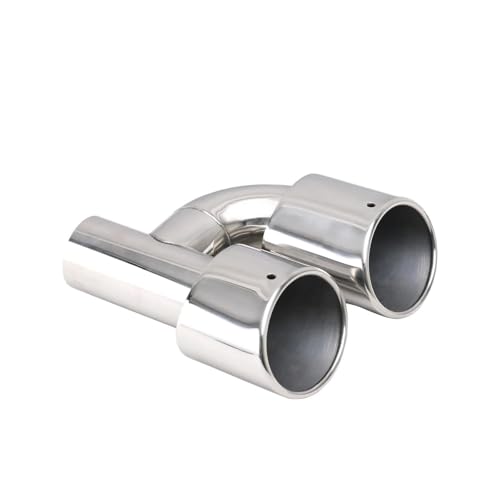 Embout pot d'échappement C63 W204 ovale inox double sortie 63mm