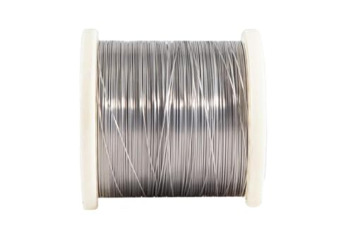 Alambre de acero inoxidable de 5 mm y 2,5 metros para encuadernación de huertos y vallas