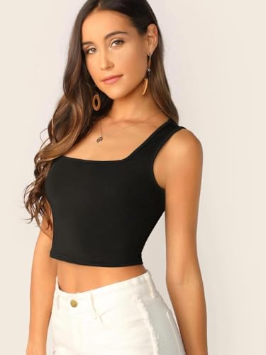 Image of KOTTY Women's Casual Sleeveless Solid Pink Top