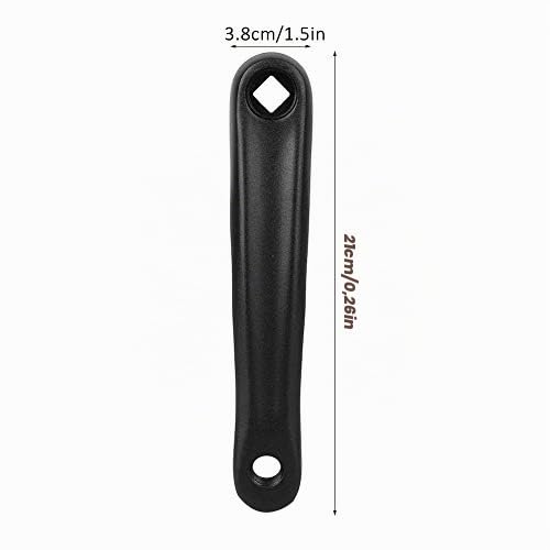 VGEBY Pedivelle per Bici Set,Braccio per Pedivella Bici,Pedivelle per Bici Ad Alta Durezza Pedivelle per Motore di Medie Dimensioni per Bici da Ciclocross BMX Old School