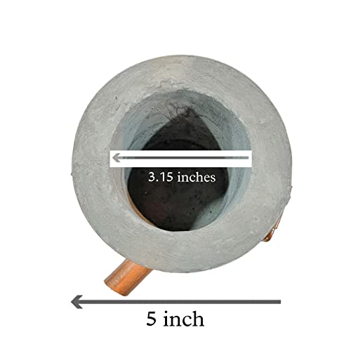 Johnson Tools Gas Melting Furnace/Desi Bhatti for Melting 500gm Gold and Silver Metal (Crucible or Gun Not Included)