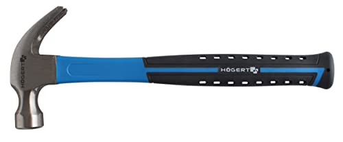 Hogert - Martello da carpentiere in fibra di vetro, 450 g