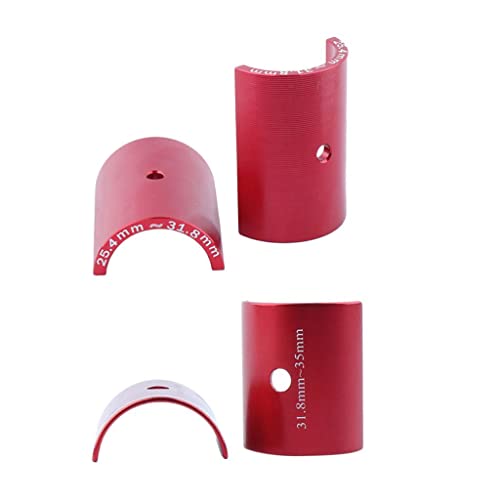 Image of CALANDIS Bike Stem Sleeve Shim Handlebar Tube Adapter Size Reducer Tube 25.4 to 31.8 | Aluminium Alloy | 1 Pair Bike Stem Adapter