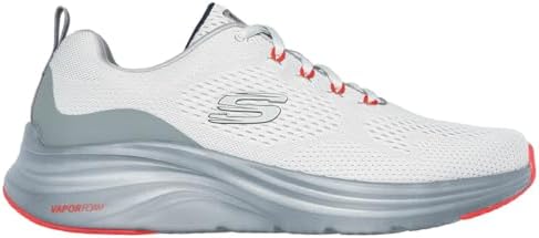 Skechers Men's Vapor Foam Oxford, Gray/Orange, 9.5 | Image 3