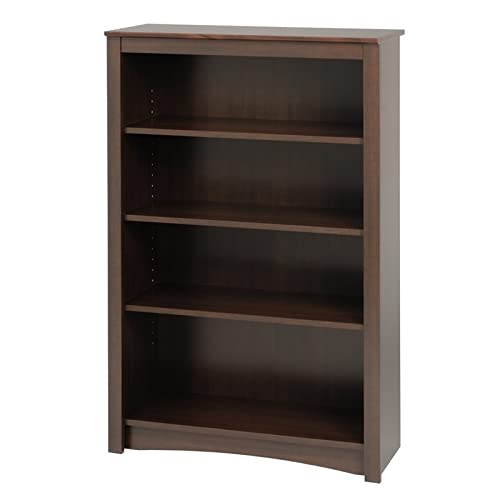 Atlin Designs 48" 4 Shelf Bookcase In Espresso #TOP12