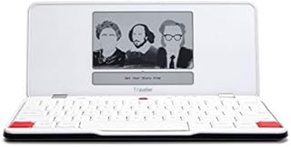 Astrohaus Freewrite Traveler: Portable Distraction-Free Writing Tool, Smart Typewriter, E Ink Display, Full Size Scissor-Switch Keyboard, Cloud Connected w/Wi-Fi for On-The-Go Writing