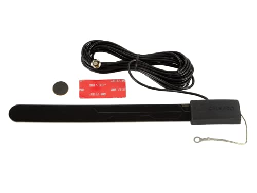 Antenne DVB-T active 5V noire avec amplificateur de signal intégré