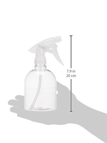 Soft 'n Style BMX8031 Plastic Clear Spray Bottle, 16 oz. (Pack of 3)