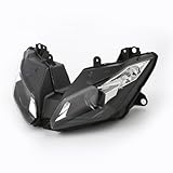 TCMT Black Front Headlight Lamp Assembly Fit For Kawasaki Ninja ZX6R ZX636 2013-2018