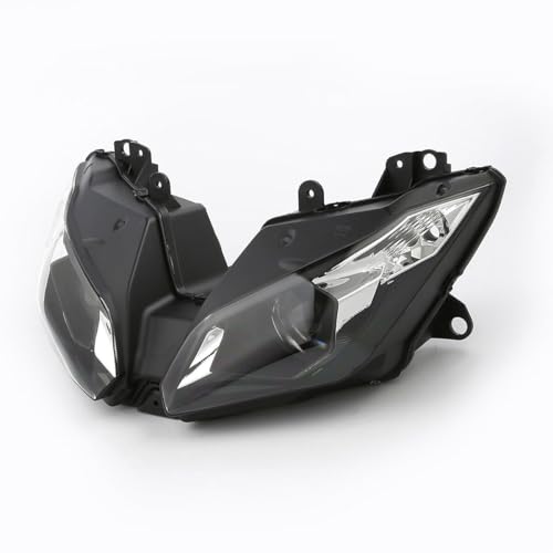 TCMT Black Front Headlight Lamp Assembly Fit For Kawasaki Ninja ZX6R ZX636 2013-2018