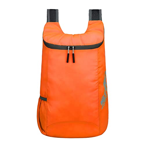 Grebest Lightweight Hiking Backpack,Unisex Backpack Honeycomb Breathable Mesh Waterproof Cycling Backpack For Camping Travel Orange One Size #TOP13