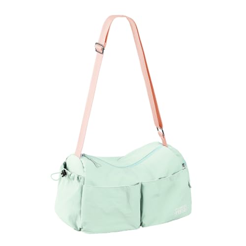 MIER Women's Cute Mini Gym Bag for Sports Pilates with Wet Pocket, 9L Green