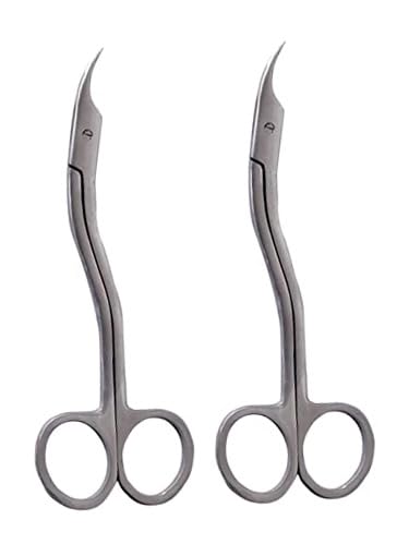 TIAGO STICH CUTTING Suthar scissor, surgical scissor pack of 2 pcs stainless steel deluxe quality Scissors (Set of 2, Silver) (B0CK2GNX28) Amazon Price History, Amazon Price Tracker