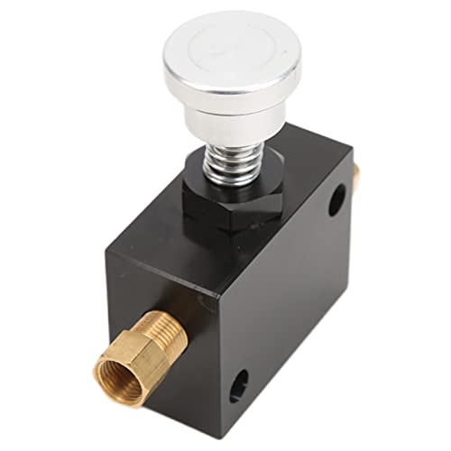 CFTGIW Manual Hydraulic Brake Line Lock for Car Truck, Disc Drum with 1/8 NPT Port, Aluminium Alloy Material, Suitable for 1/8 NPT Brake Problem