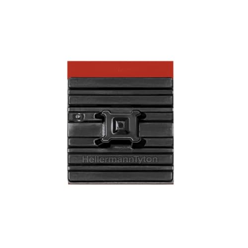 HellermannTyton - Pack of 10 FlexTack FMB Series Adhesive Bases for Round and Angular Surfaces