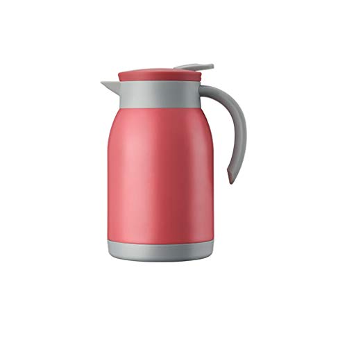 Caraffa Termica per caffè 800 ML Caffettiera Calda/termoisolato / 12 Ore di Isolamento / 24 Ore di Raffreddamento Thermos (Color : Red)