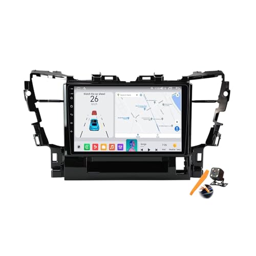 Cartablet GPS avec Android Auto et Carplay sans fil pour une conduite connectée sur Alphard