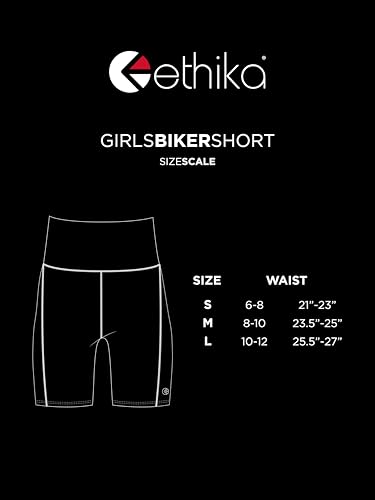 Ethika Girl's Biker Short | Infrared Speedway2